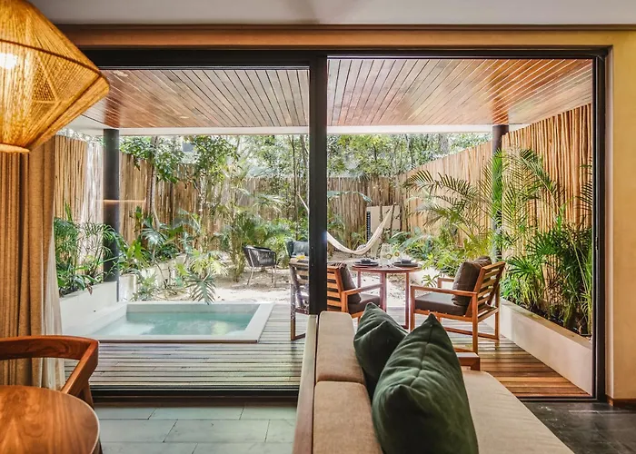 Apartment Tropical Oasis With Plunge Pool & Peaceful Garden - Mira Luna 131c Tulum
